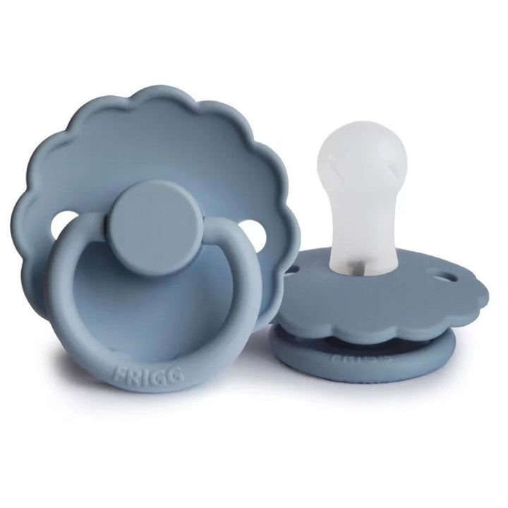 FRIGG Daisy Silicone Pacifier Lily Pad - Personalisable Baby Products Sold and Personalised by JustBørn