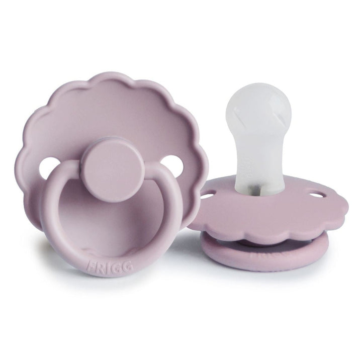 FRIGG Daisy Silicone Pacifier Soft Lilac - Personalisable Baby Products Sold and Personalised by JustBørn