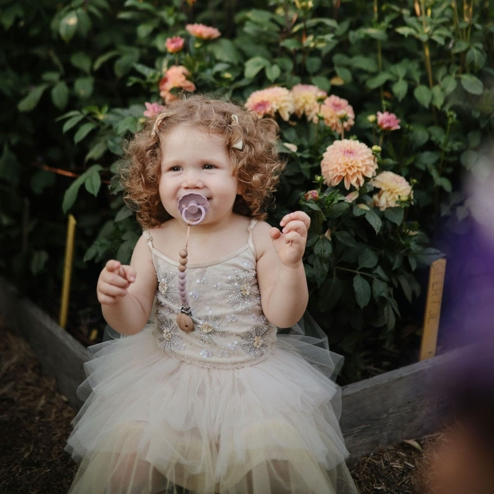 FRIGG Daisy Silicone Pacifier - Personalisable Baby Products Sold and Personalised by JustBørn