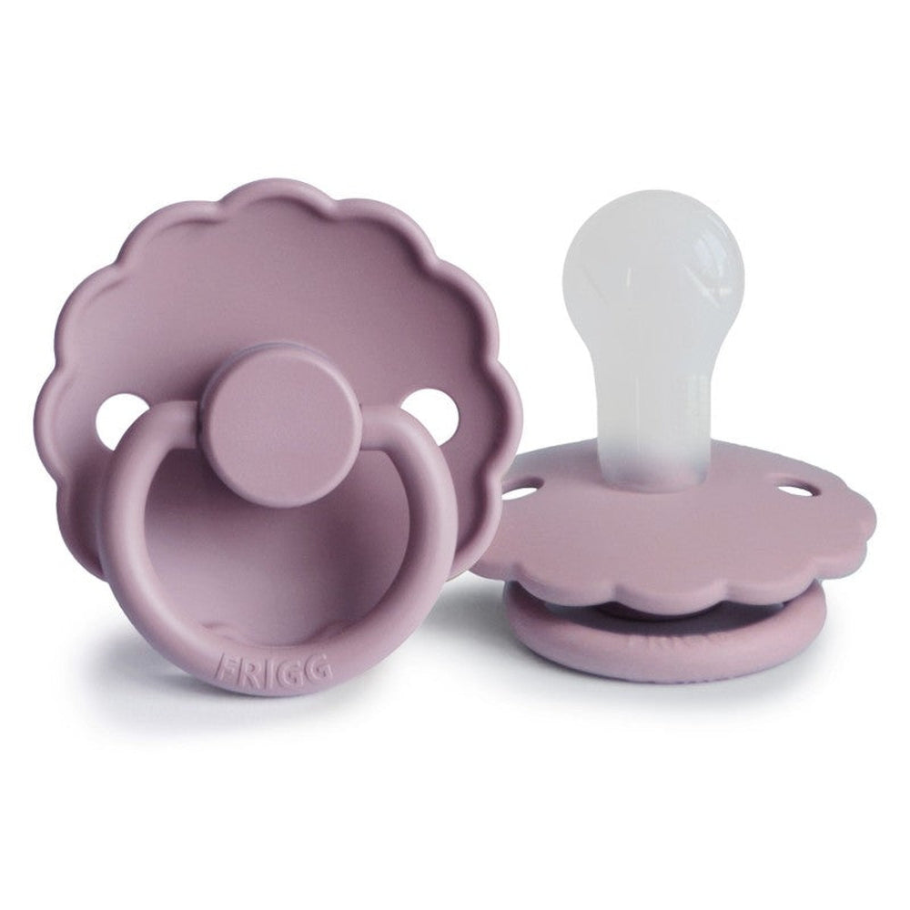 FRIGG Daisy Silicone Pacifier Heather - Personalisable Baby Products Sold and Personalised by JustBørn