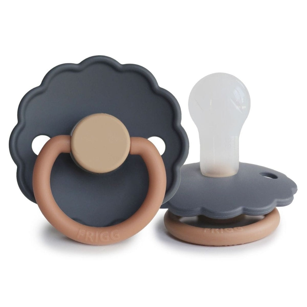 FRIGG Daisy Bloom Silicone Pacifier Aurora - Personalisable Baby Products Sold and Personalised by JustBørn