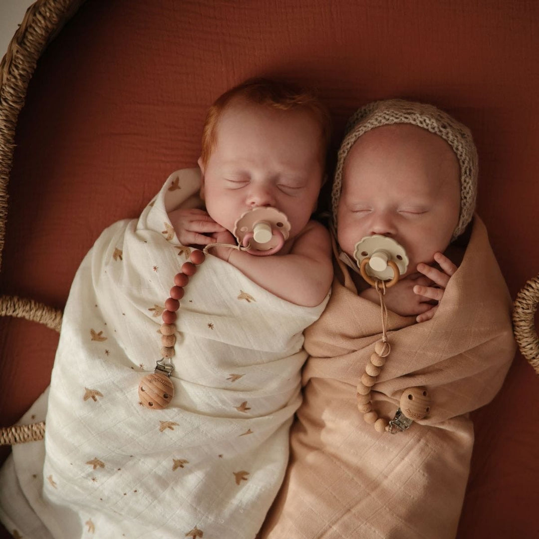FRIGG Daisy Bloom Silicone Pacifier - Personalisable Baby Products Sold and Personalised by JustBørn