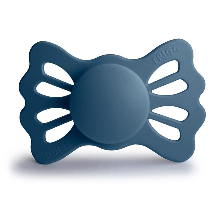 FRIGG Lucky Symmetrical Silicone Pacifiers Great Gray Size 1 (0-6 months) - Personalisable Baby Products Sold and Personalised by JustBørn