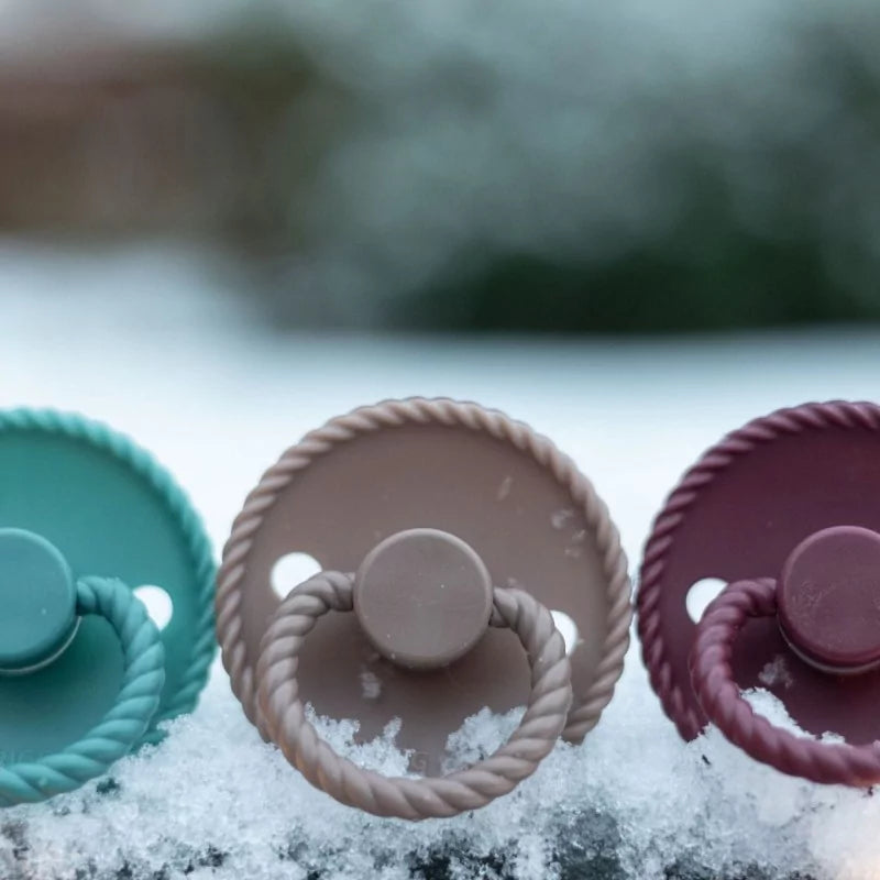 FRIGG Rope Silicone Pacifiers - Personalisable Baby Products Sold and Personalised by JustBørn