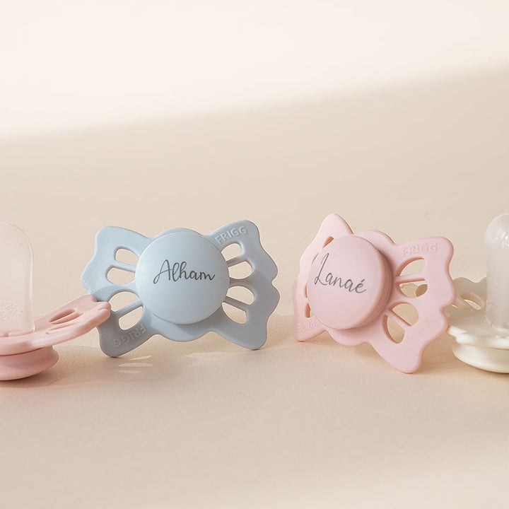 FRIGG Lucky Symmetrical Silicone Pacifiers - Personalisable Baby Products Sold and Personalised by JustBørn
