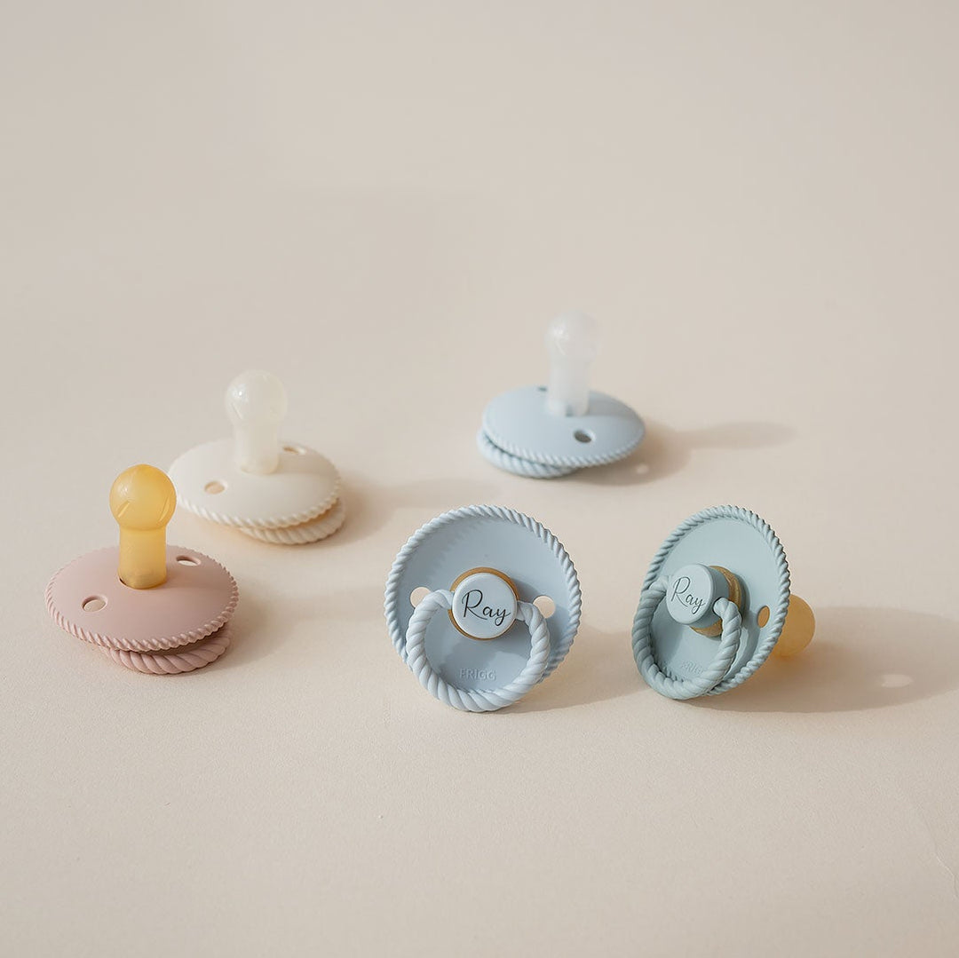 FRIGG Rope Silicone Pacifiers - Personalisable Baby Products Sold and Personalised by JustBørn