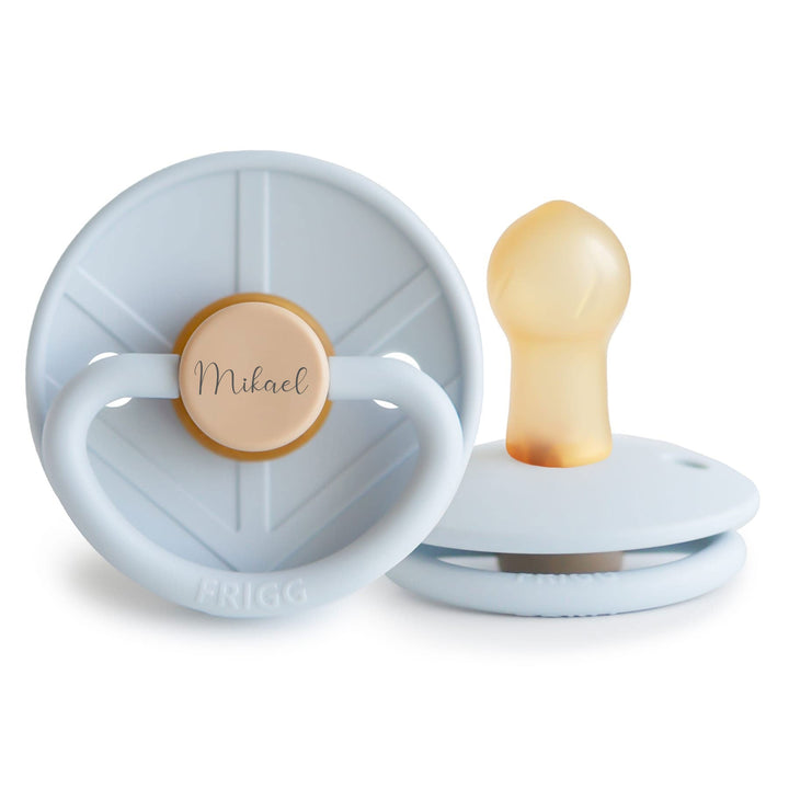 FRIGG Little Viking Natural Rubber Latex Pacifiers - Personalisable Baby Products Sold and Personalised by JustBørn