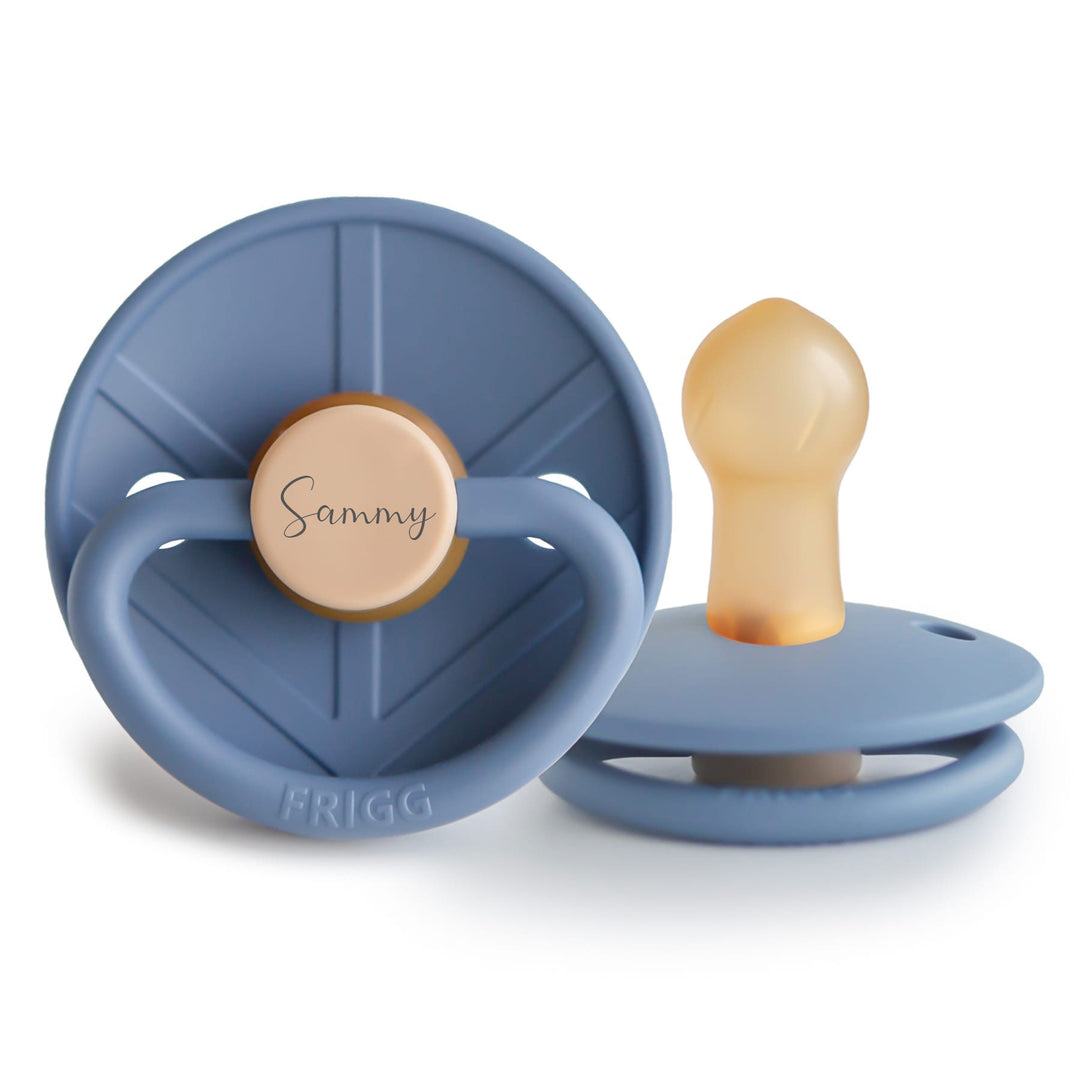 FRIGG Little Viking Natural Rubber Latex Pacifiers - Personalisable Baby Products Sold and Personalised by JustBørn