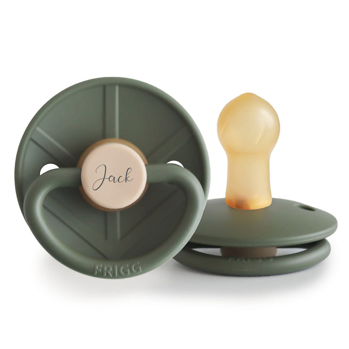 FRIGG Little Viking Natural Rubber Latex Pacifiers - Personalisable Baby Products Sold and Personalised by JustBørn