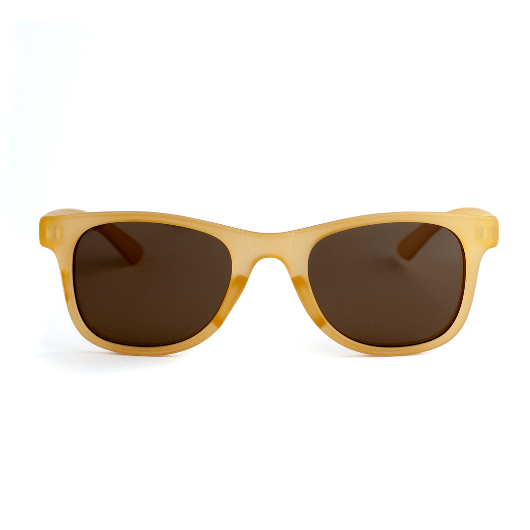 JBØRN Kids Sunglasses (2-4 Years) Honey Gold - Personalisable Baby Products Sold and Personalised by JustBørn