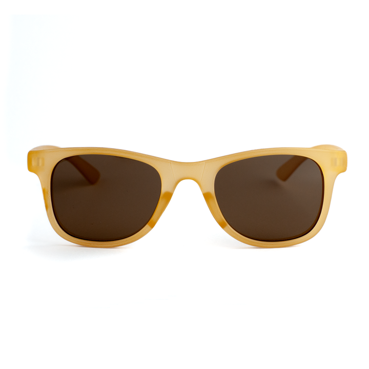 JBØRN Kids Sunglasses (2-4 Years) Honey Gold - Personalisable Baby Products Sold and Personalised by JustBørn