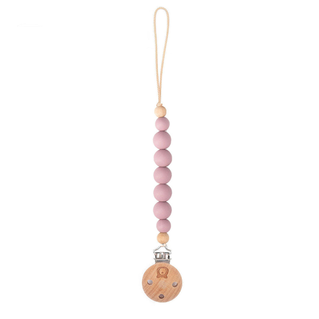 JBØRN Pacifier Clip Heather No - Personalisable Baby Products Sold and Personalised by JustBørn