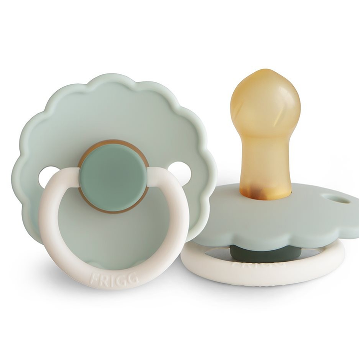 FRIGG Daisy Bloom Natural Rubber Latex Pacifier Little Darling - Personalisable Baby Products Sold and Personalised by JustBørn