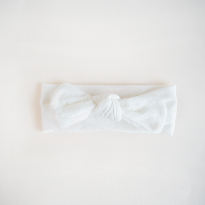 JBØRN Cotton Headband | Mia Collection Mia Ivory - Personalisable Baby Products Sold and Personalised by JustBørn