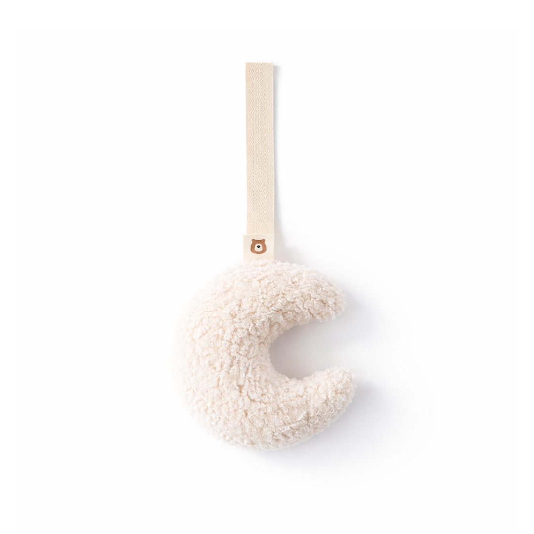 STOCK !!! - Plush Comforter Moon - Ivory - Personalisable Baby Products Sold and Personalised by JustBørn