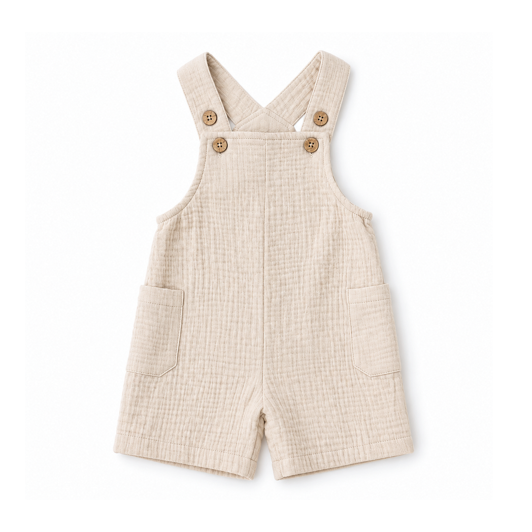 JBØRN Organic Cotton Muslin Dungarees