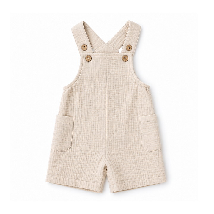 JBØRN Organic Cotton Muslin Dungarees
