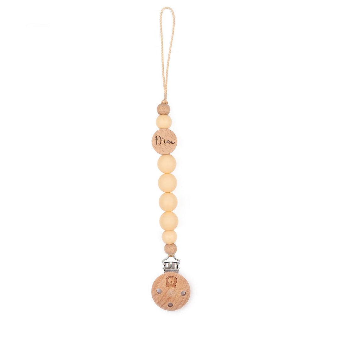 JBØRN Pacifier Clip Powder Blue No - Personalisable Baby Products Sold and Personalised by JustBørn