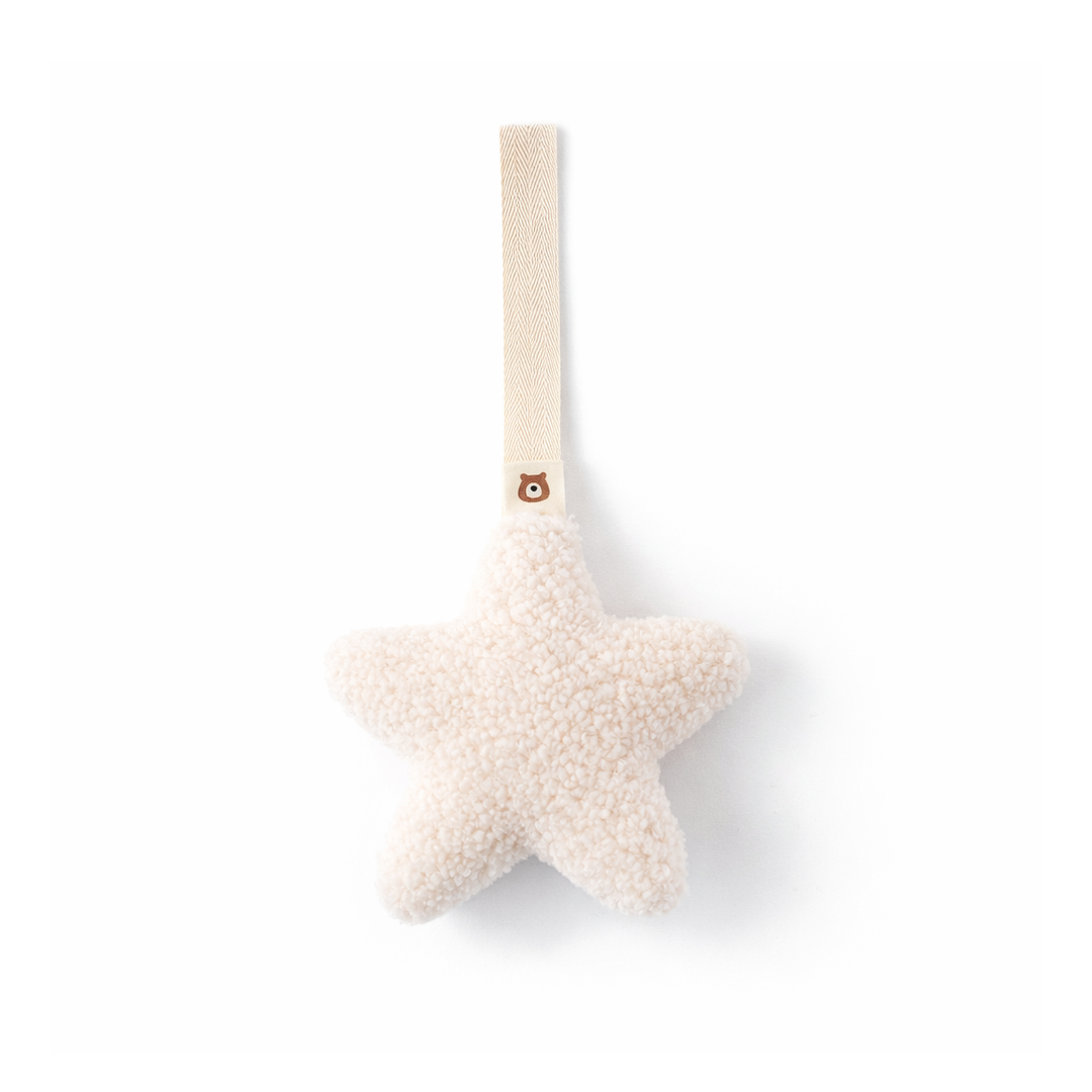 STOCK !!! - Plush Comforter Star - Ivory - Personalisable Baby Products Sold and Personalised by JustBørn