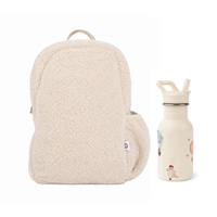 JBØRN Teddy Backpack & Water Bottle Set Teddy Backpack & Adventure Bear Bottle - Personalisable Baby Products Sold and Personalised by JustBørn