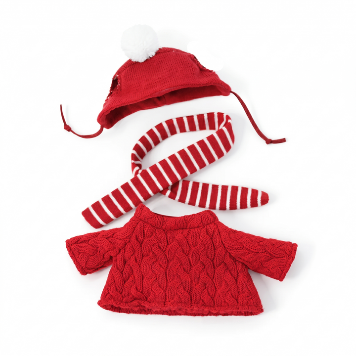 JBØRN Personalised Soft Toy Outfits Winter Outfit - Personalisable Baby Products Sold and Personalised by JustBørn