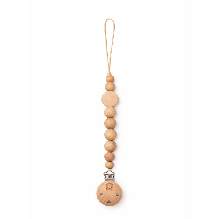JBØRN Wooden Pacifier Clip - Personalisable Baby Products Sold and Personalised by JustBørn