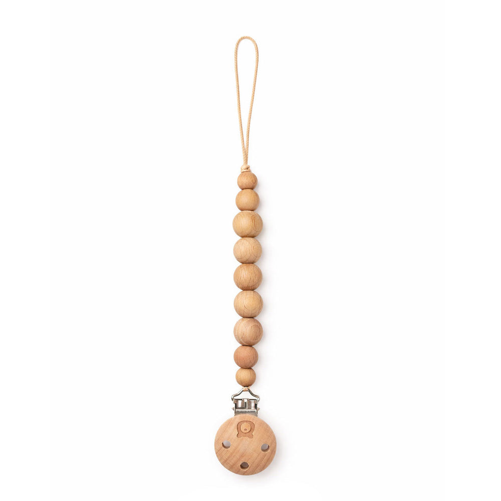 JBØRN Wooden Pacifier Clip - Personalisable Baby Products Sold and Personalised by JustBørn