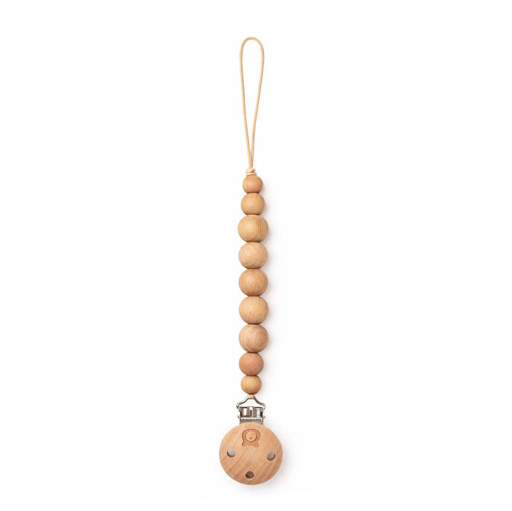 JBØRN Wooden Pacifier Clip - Personalisable Baby Products Sold and Personalised by JustBørn