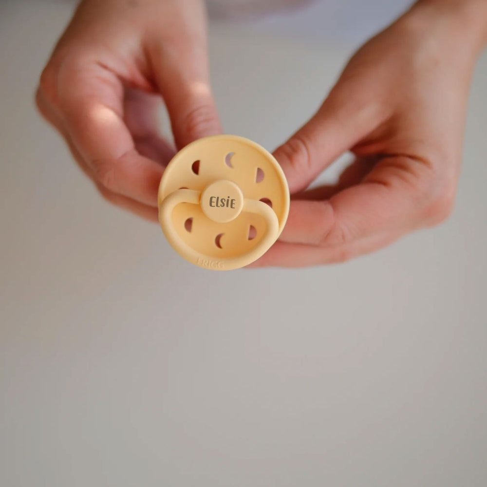 FRIGG Moon Natural Rubber Latex Pacifiers - Personalisable Baby Products Sold and Personalised by JustBørn