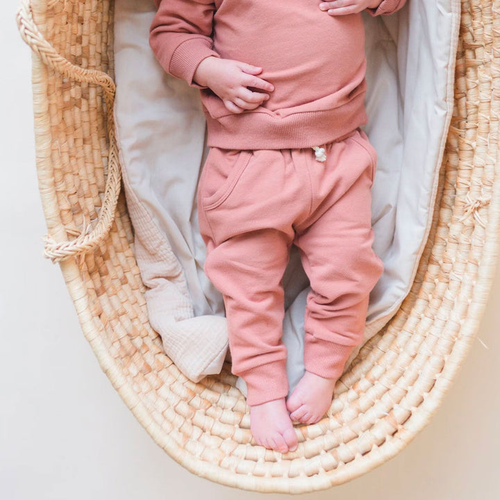 JBØRN Organic Cotton Sweatshirt & Jogger Set - Personalisable Baby Products Sold and Personalised by JustBørn