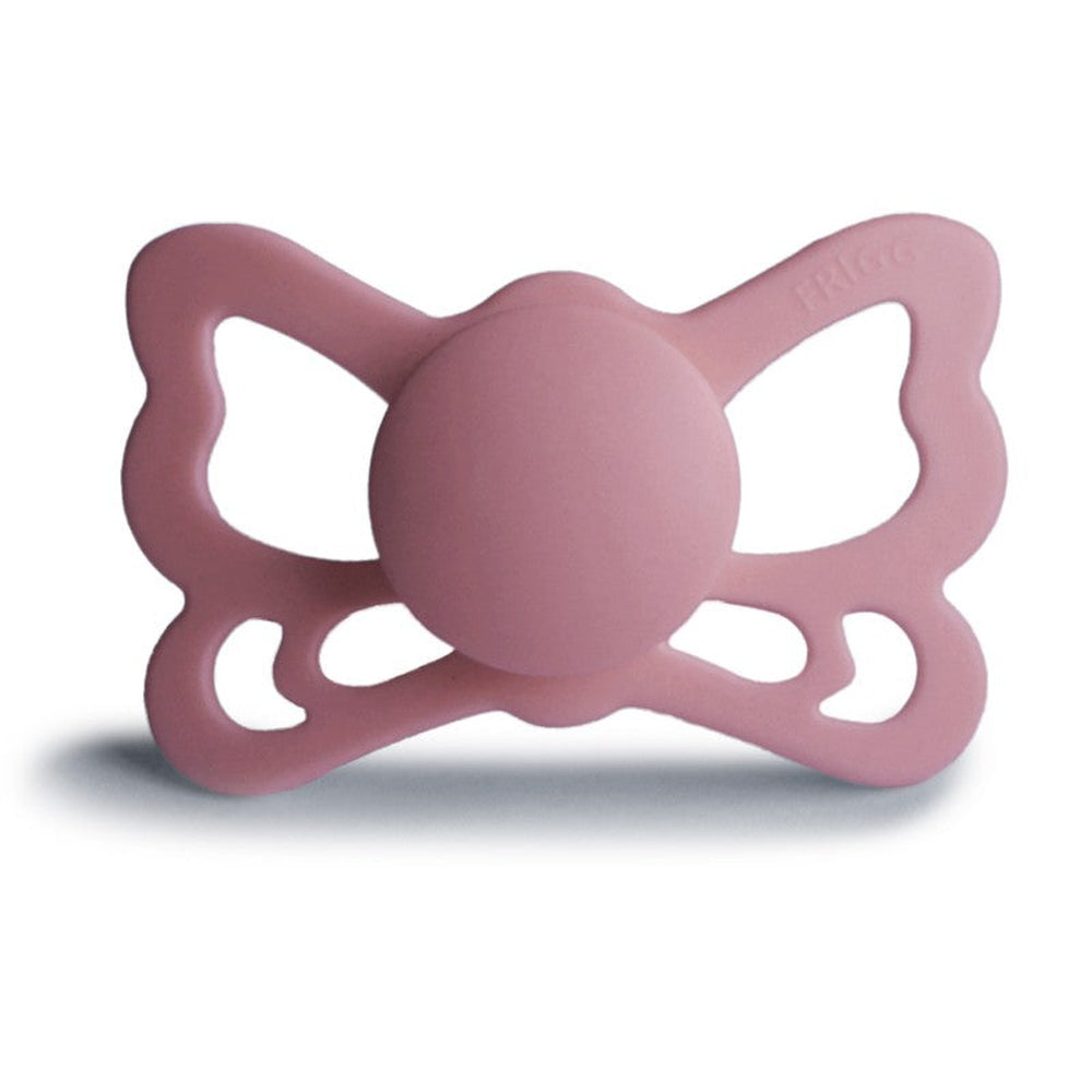 FRIGG Butterfly Anatomical Silicone Pacifiers Cedar Size 2 (6-18 months) - Personalisable Baby Products Sold and Personalised by JustBørn