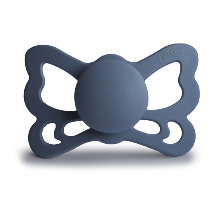 FRIGG Butterfly Anatomical Silicone Pacifiers Silky Satin Size 2 (6-18 months) - Personalisable Baby Products Sold and Personalised by JustBørn