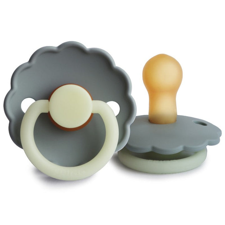 FRIGG Daisy Natural Rubber Latex Pacifier Seafoam - Personalisable Baby Products Sold and Personalised by JustBørn