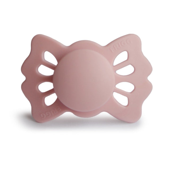 FRIGG Lucky Symmetrical Silicone Pacifiers Blush Size 1 (0-6 months) - Personalisable Baby Products Sold and Personalised by JustBørn