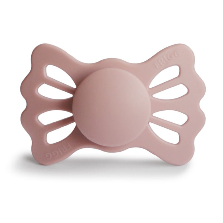 FRIGG Lucky Symmetrical Silicone Pacifiers Blush Size 2 (6-18 months) - Personalisable Baby Products Sold and Personalised by JustBørn