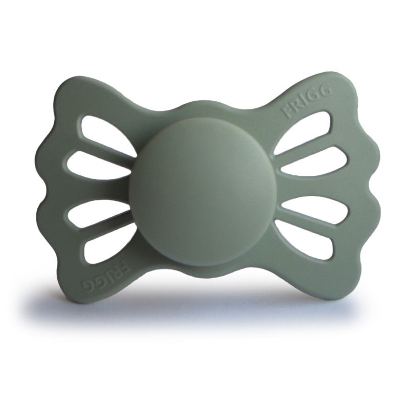 FRIGG Lucky Symmetrical Silicone Pacifiers Sage Size 2 (6-18 months) - Personalisable Baby Products Sold and Personalised by JustBørn