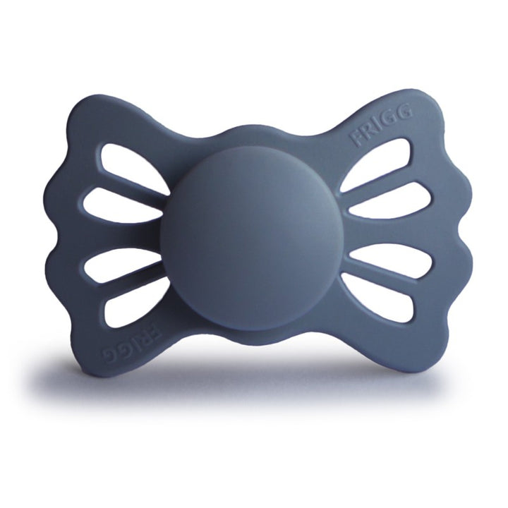 FRIGG Lucky Symmetrical Silicone Pacifiers Great Gray Size 1 (0-6 months) - Personalisable Baby Products Sold and Personalised by JustBørn