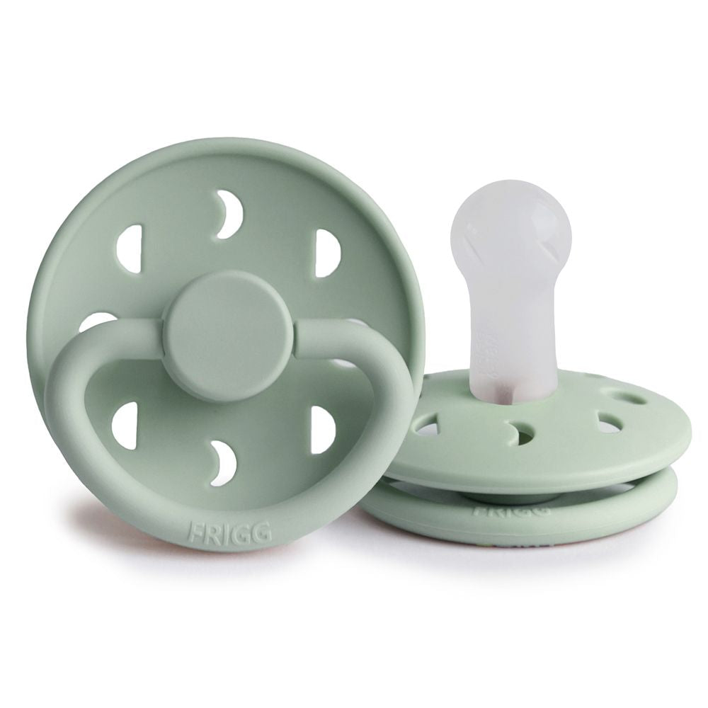 FRIGG Moon Silicone Pacifier - Personalisable Baby Products Sold and Personalised by JustBørn